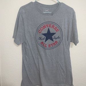 Gray converse all star tee shirt